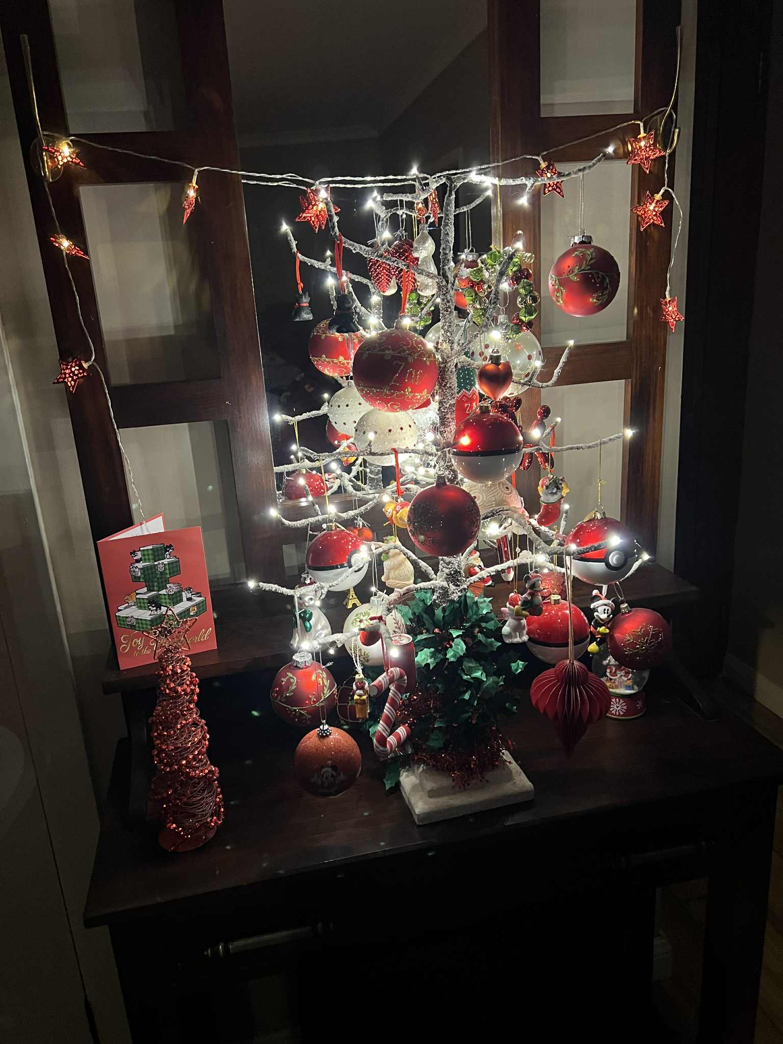 christmas tree with lights